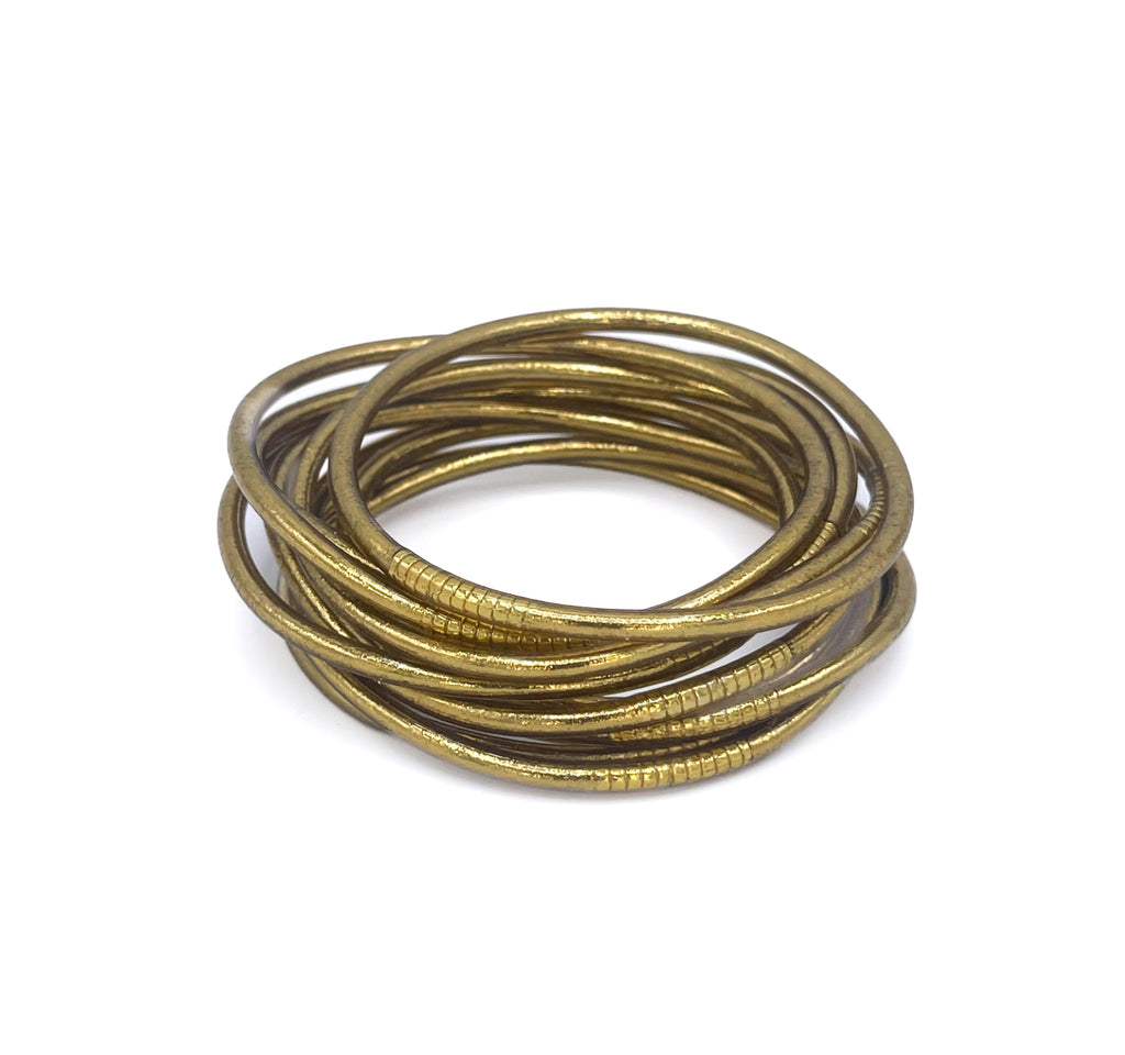 Fine Buddhist Bangle Bronze