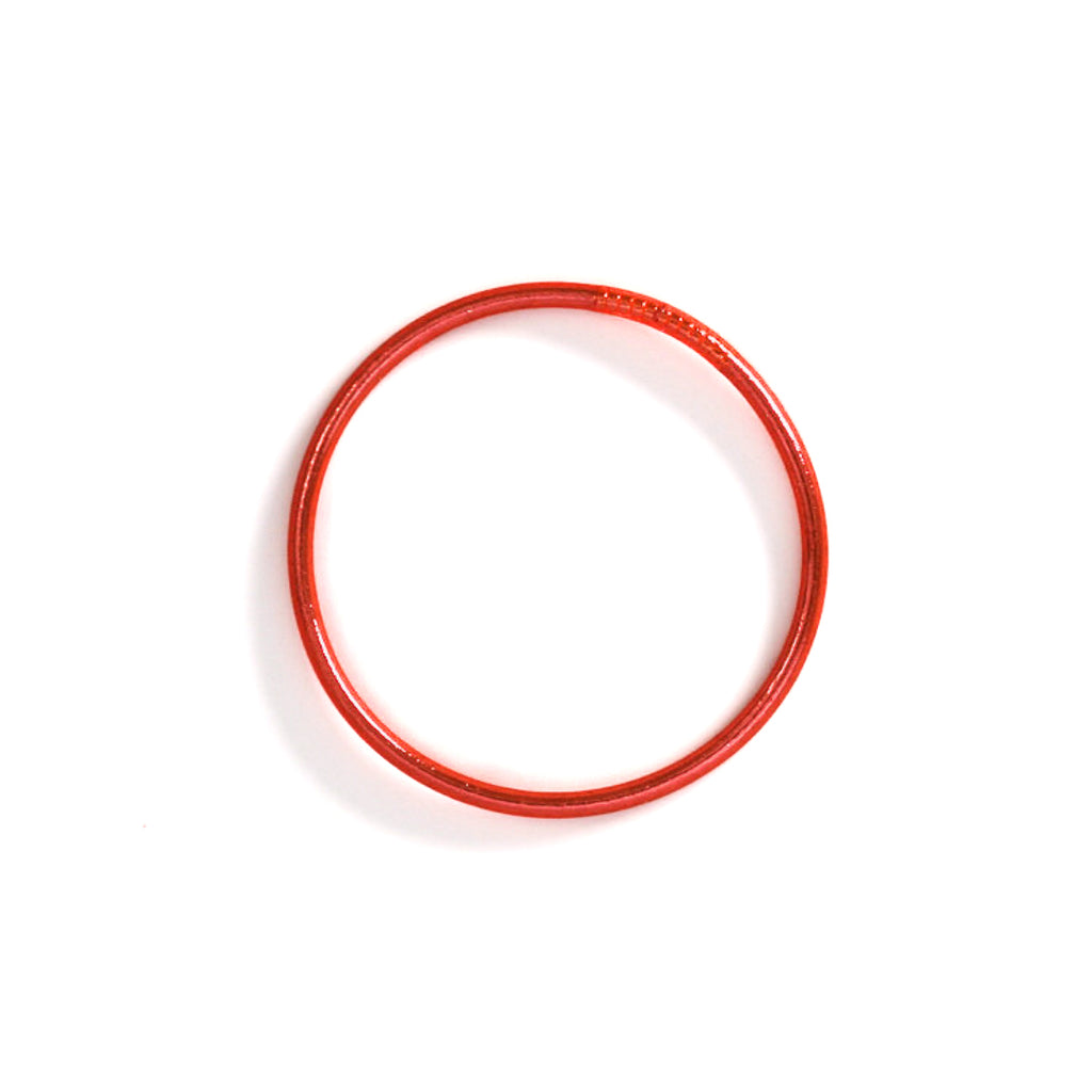 Slim Buddhist Bangle Coral