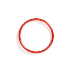 Slim Buddhist Bangle Coral