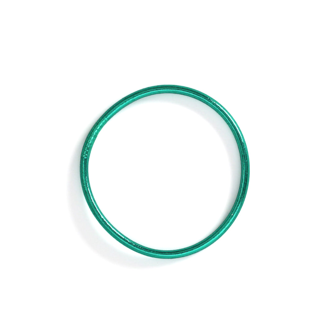 Slim Buddhist Bangle Emerald
