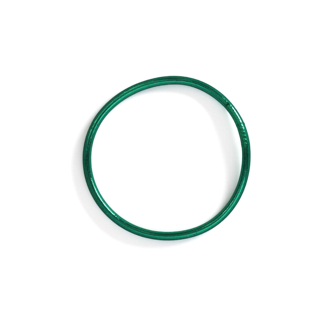 Slim Buddhist Bangle Green