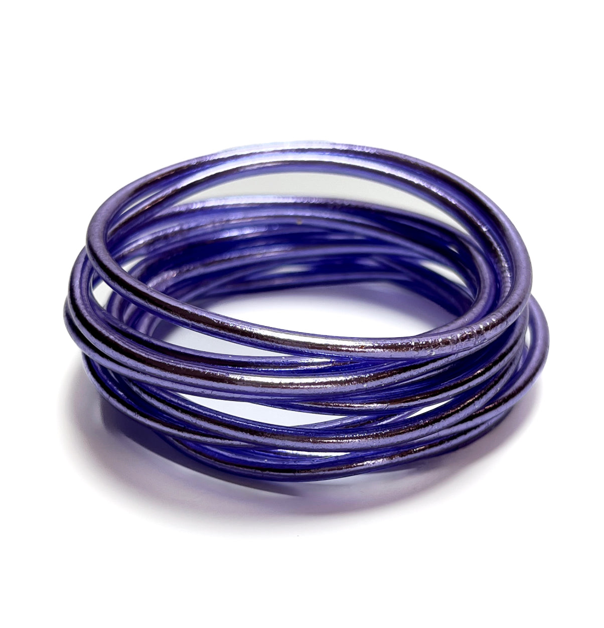 Slim Buddhist Bangle Lilac