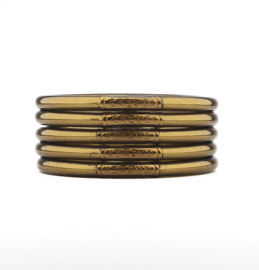 Jonc Budista Mantra Antique Gold