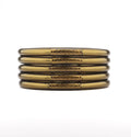 Jonc Budista Mantra Antique Gold