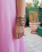 Jonc Budista Mantra Antique Gold