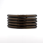Buddhist Mantra Bangle Black Chocolate