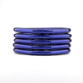 Buddhist Mantra Bangle Midnight Blue