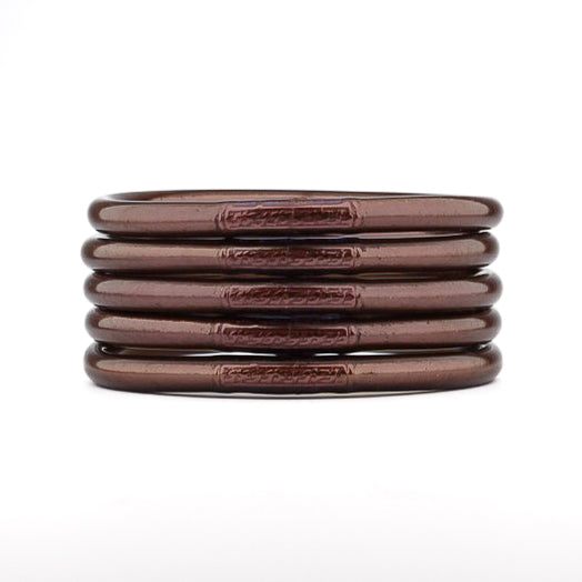 Buddhist Mantra Bangle Ebony