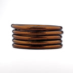 Buddhist Mantra Bangle Caramel