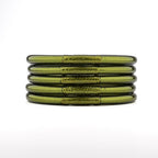 Buddhist Mantra Bangle Khaki