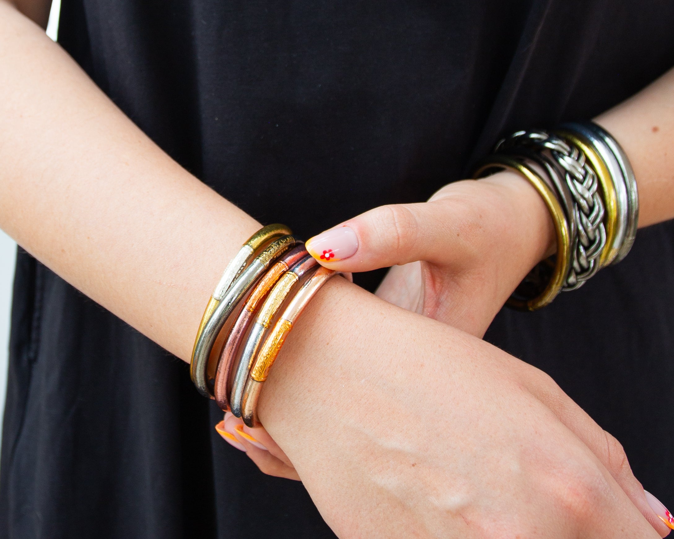 Aro Budista Mantra Light Gold mantra Silver