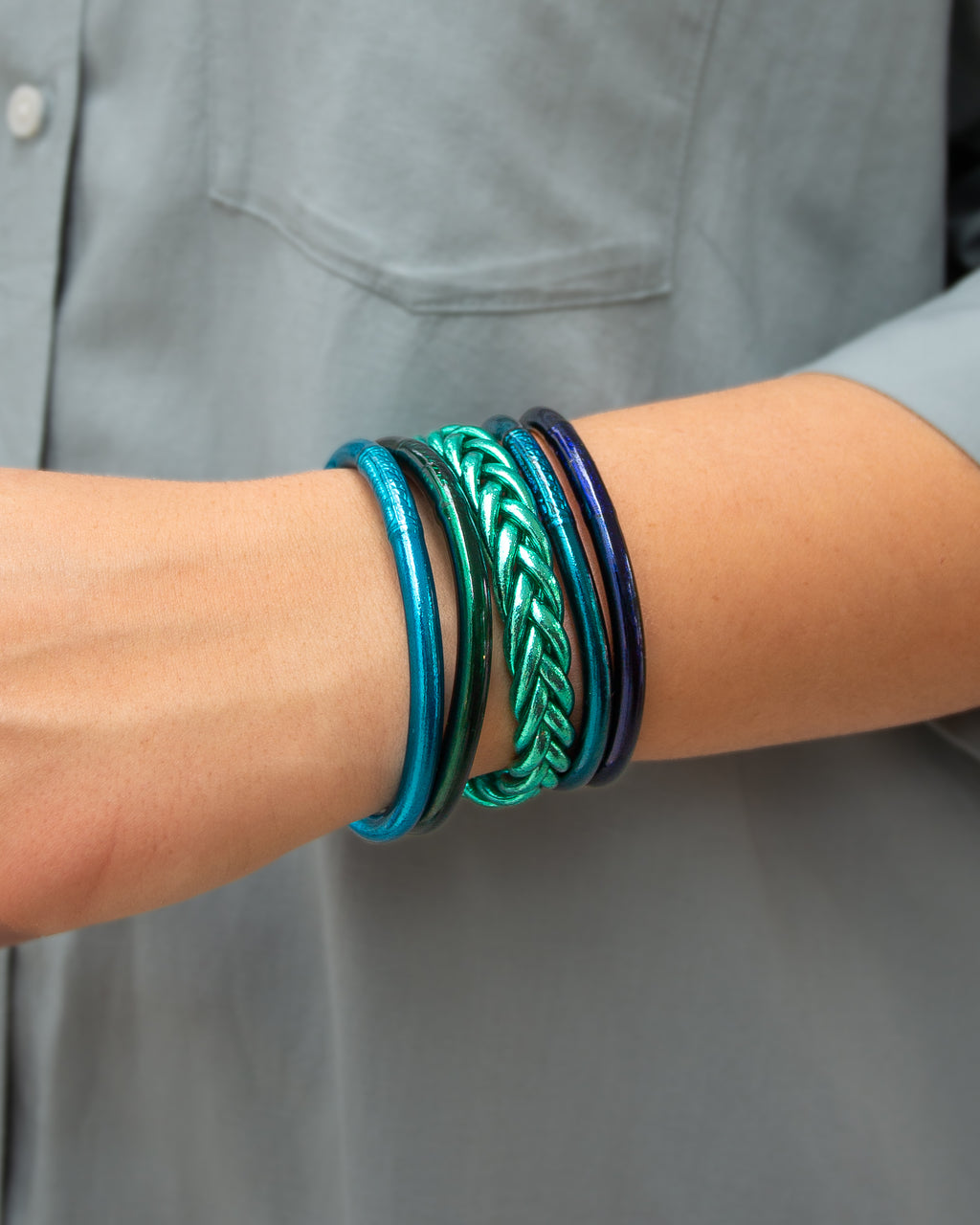 Buddhist Mantra Bangle Ocean