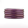 Buddhist Mantra Bangle Plum