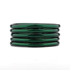 Buddhist Mantra Bangle English Green