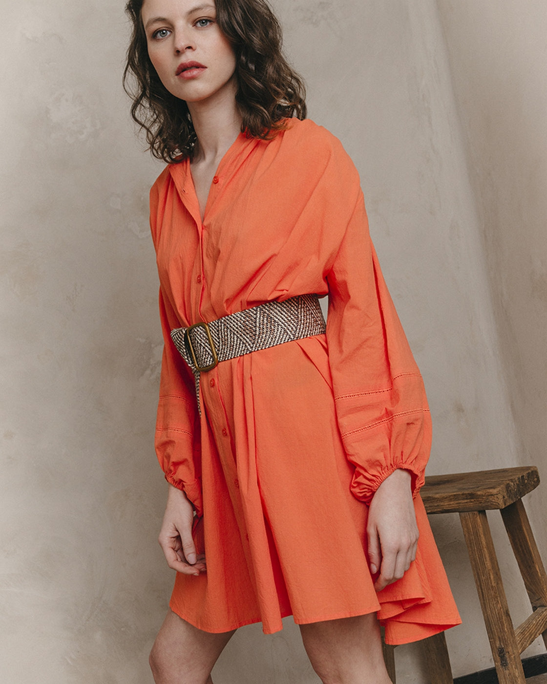 Robe Courte Jouvence - Orange