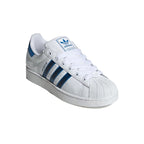 Baskets Adidas Originals Superstar 2 - Blanc, Bleu Roi