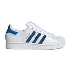 Baskets Adidas Originals Superstar 2 - Blanc, Bleu Roi