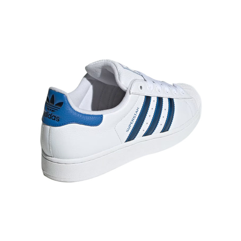 Baskets Adidas Originals Superstar 2 - Blanc, Bleu Roi