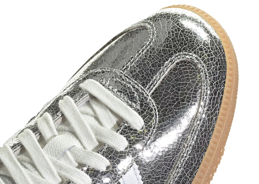 Adidas Samba Og Silver Metallic Cracked Leather (W) - Silver