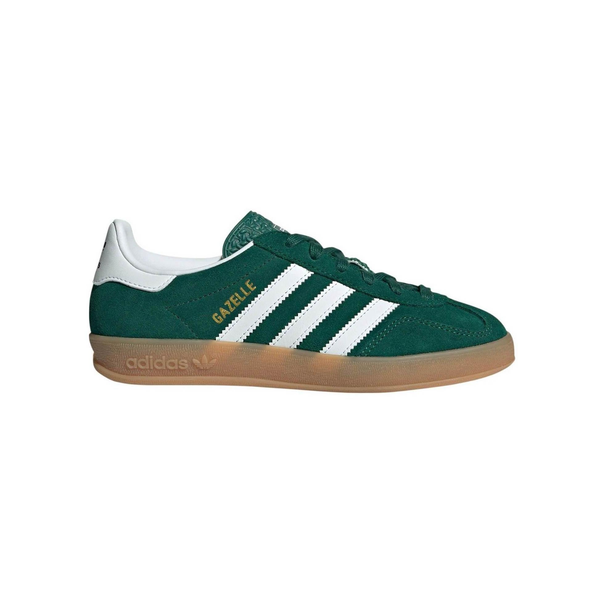 Adidas Gazelle Indoor J "Collegiate Green Gum" - Vert