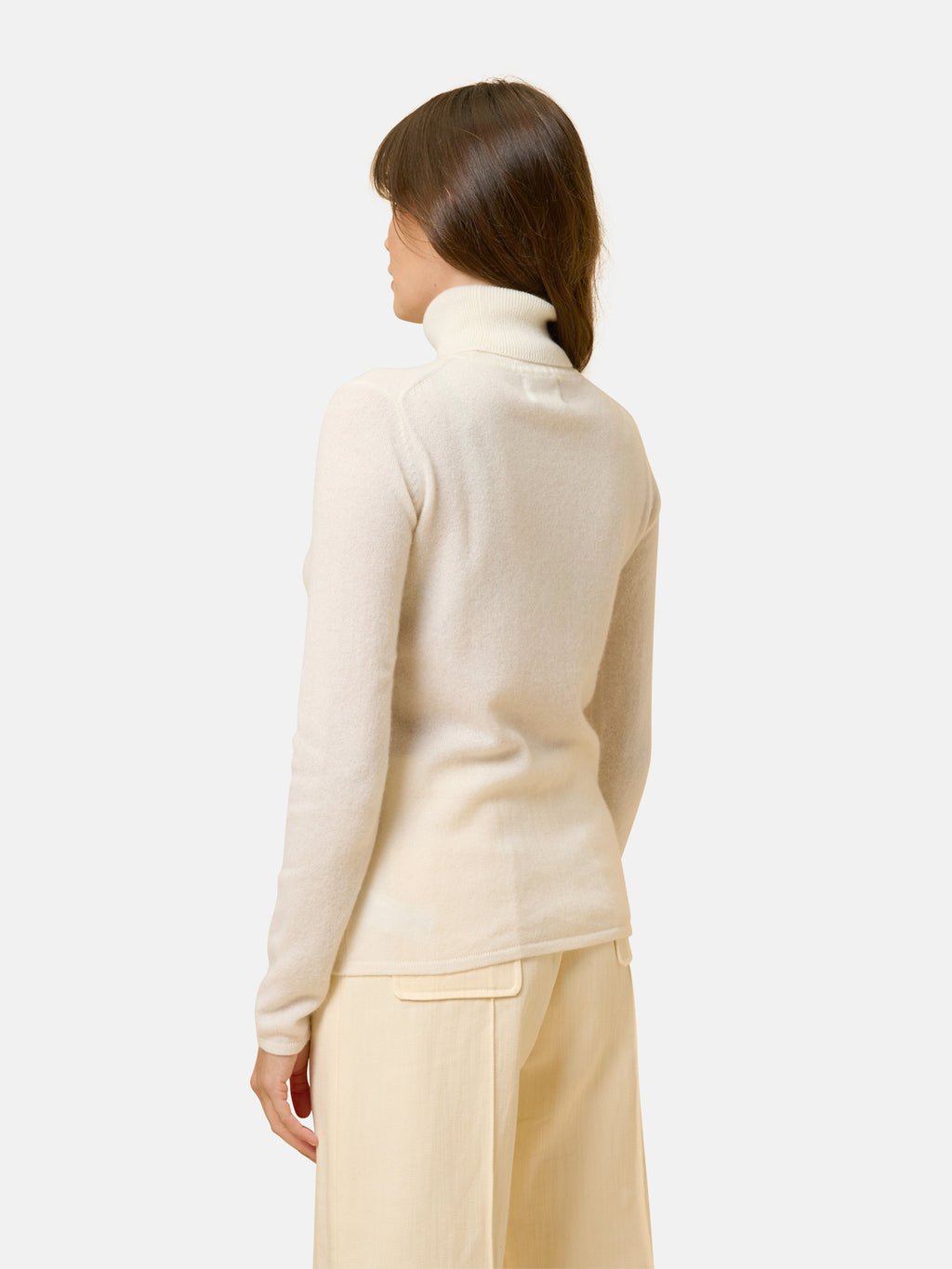 Jersey de cuello alto - Ava - Nieve