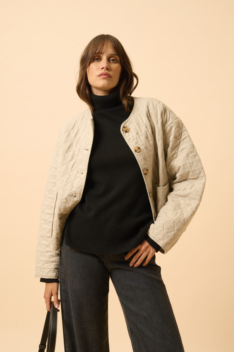 Pull Col Roulé - Lexie - Noir