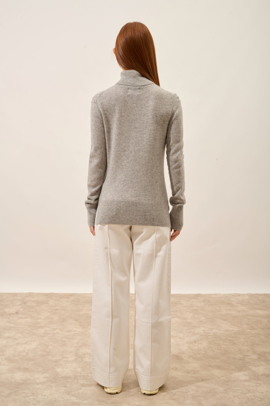 Roll-Neck Jumper - Lexie - Cloud Marl