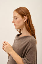 Poncho - Meredith - Melerad Taupe