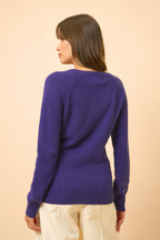 Jersey Cuello de Pico Phoebe - Purple