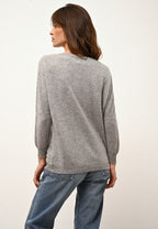 Sweter o kroju nietoperza - Rebecca - Nuage Chiné