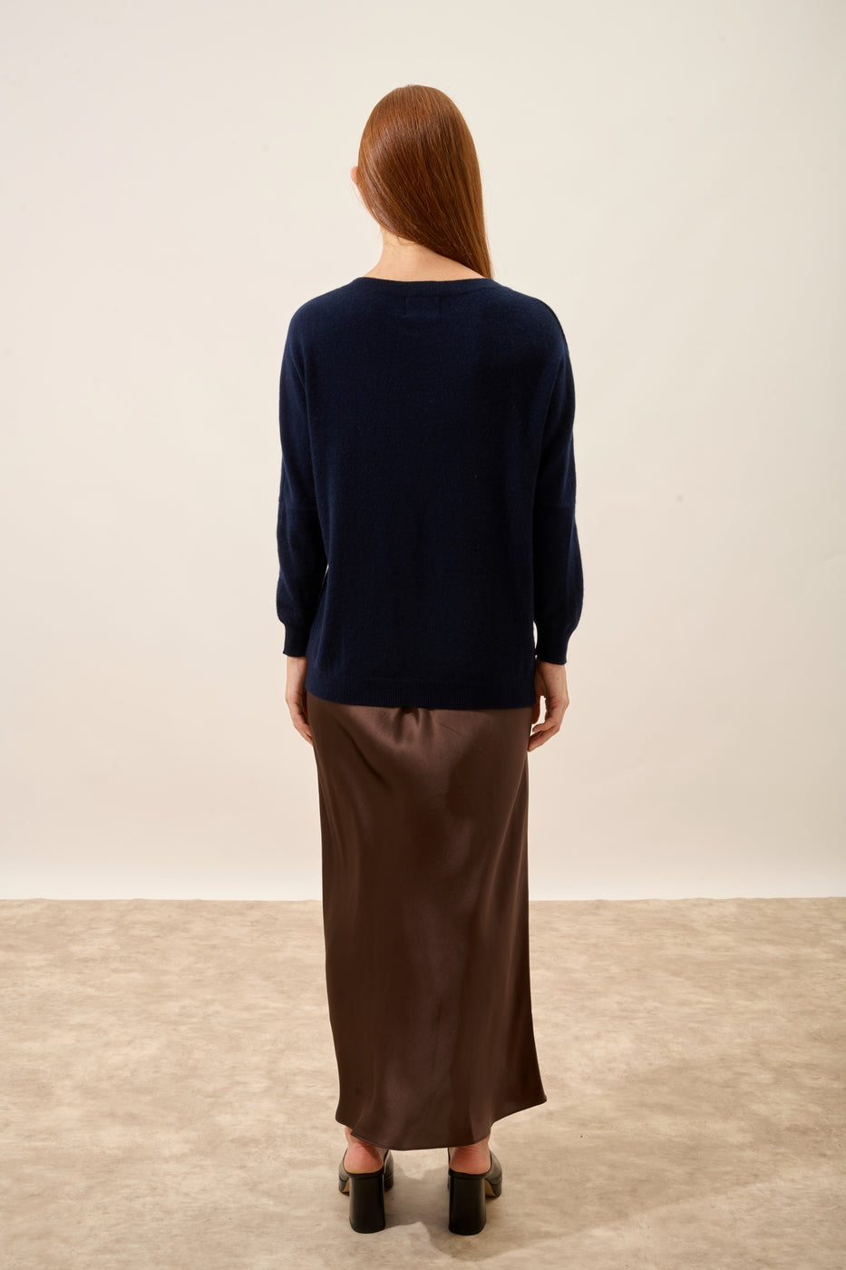 Sweter oversize nietoperz – Rebecca – Navy