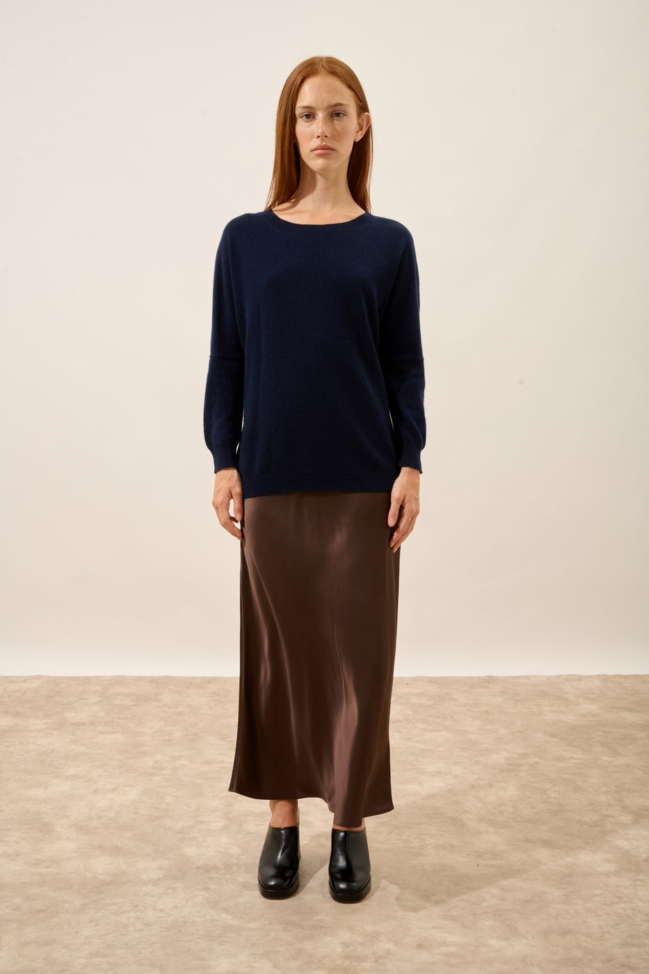 Sweter oversize nietoperz – Rebecca – Navy