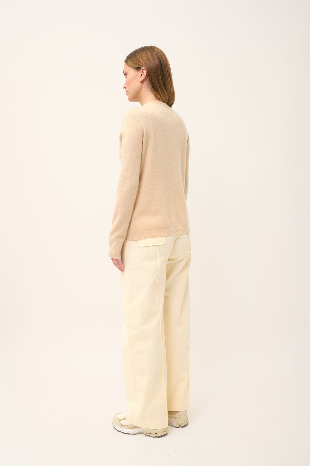 Cardigan Col Rond - Katharine - Sable