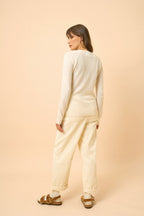 Round Neck Sweater - Helen - Ivory
