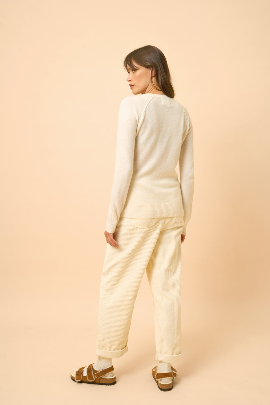Round Neck Sweater - Helen - Ivory