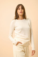 Round Neck Sweater - Helen - Ivory