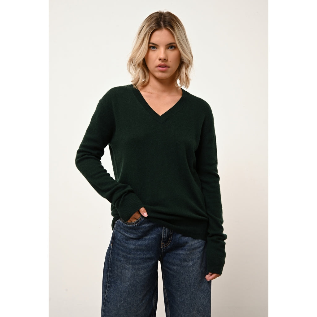Sweter w serek - Nora - Cyprès