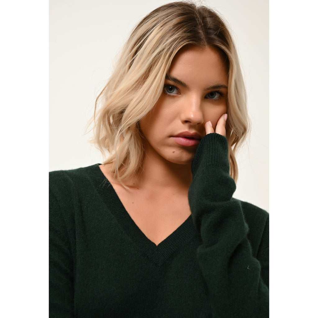 Sweter w serek - Nora - Cyprès