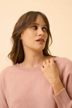 Pull Chauve Souris - Rebecca - Bois De Rose