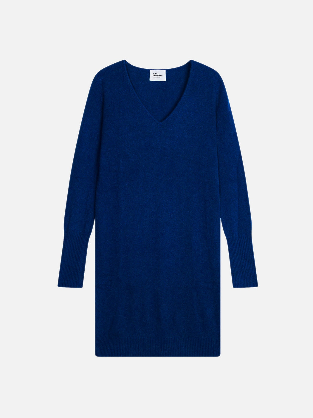 Kleid mit V-Ausschnitt - Tracy - Ultramarin
