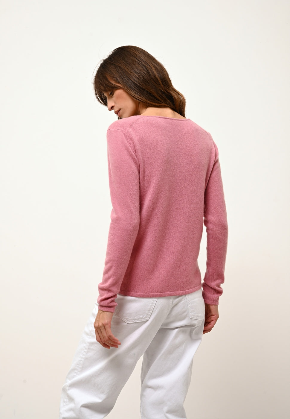 Pull Col V - Joan - Pétale