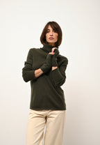 Jersey Cuello Vuelto 4 Hilos - June - Caqui