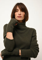 Jersey Cuello Vuelto 4 Hilos - June - Caqui