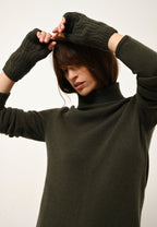 Jersey Cuello Vuelto 4 Hilos - June - Caqui