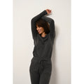 Pull Col Rond 4 Fils Joyce - 100% Cachemire 4 Fils - Anthracite Chiné - Femme