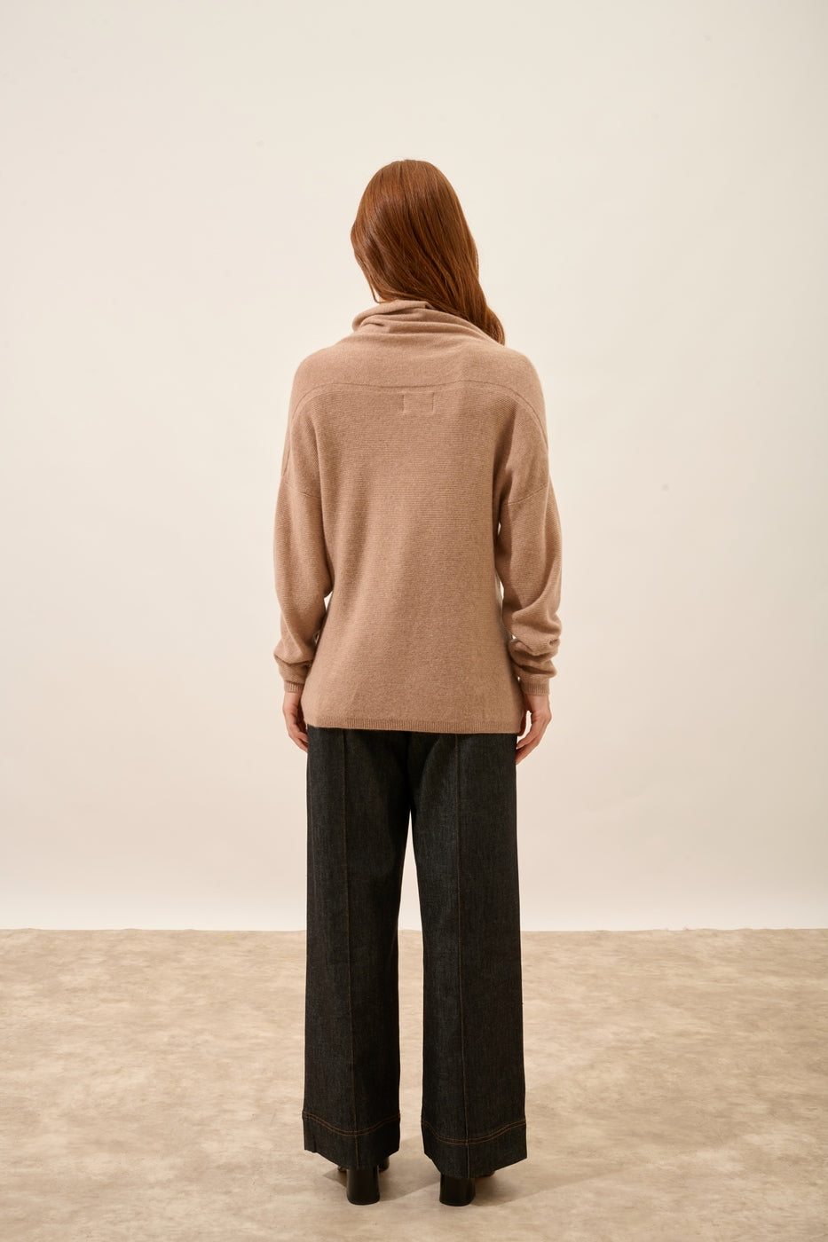 Pull Col Roulé - Blantyre - Camel Chiné
