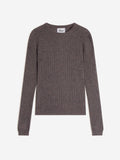 Round Neck Sweater - Avana - Mottled Taupe