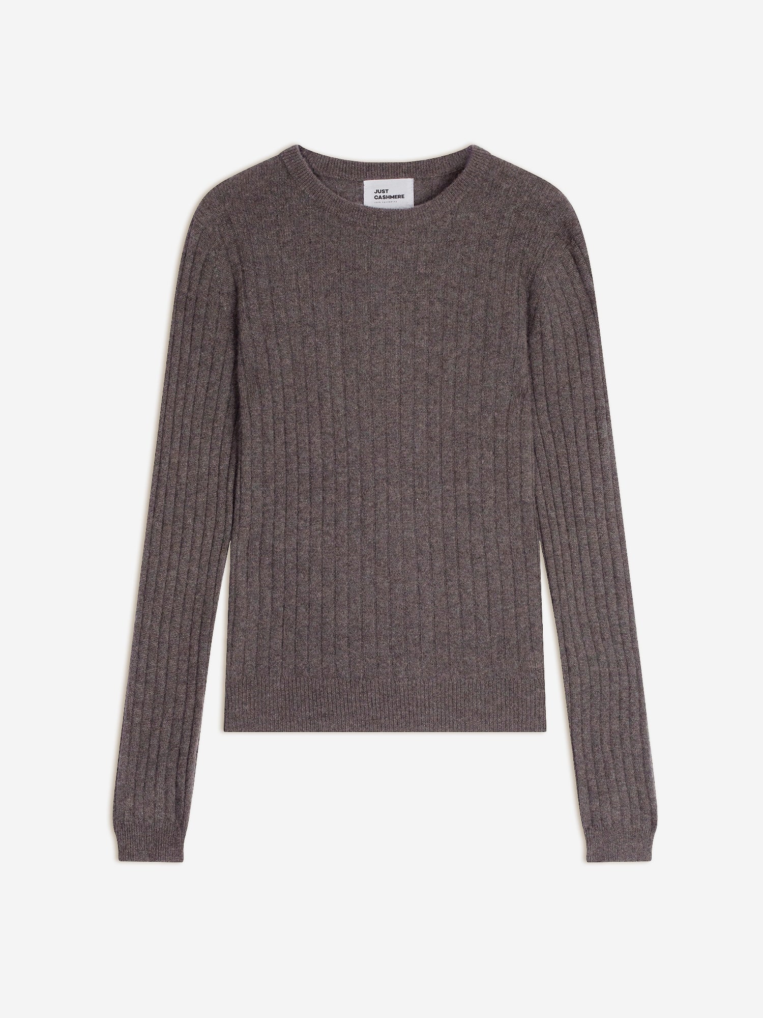 Round Neck Sweater - Avana - Mottled Taupe