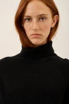 Sweter z golfem – Lilly – Czarny