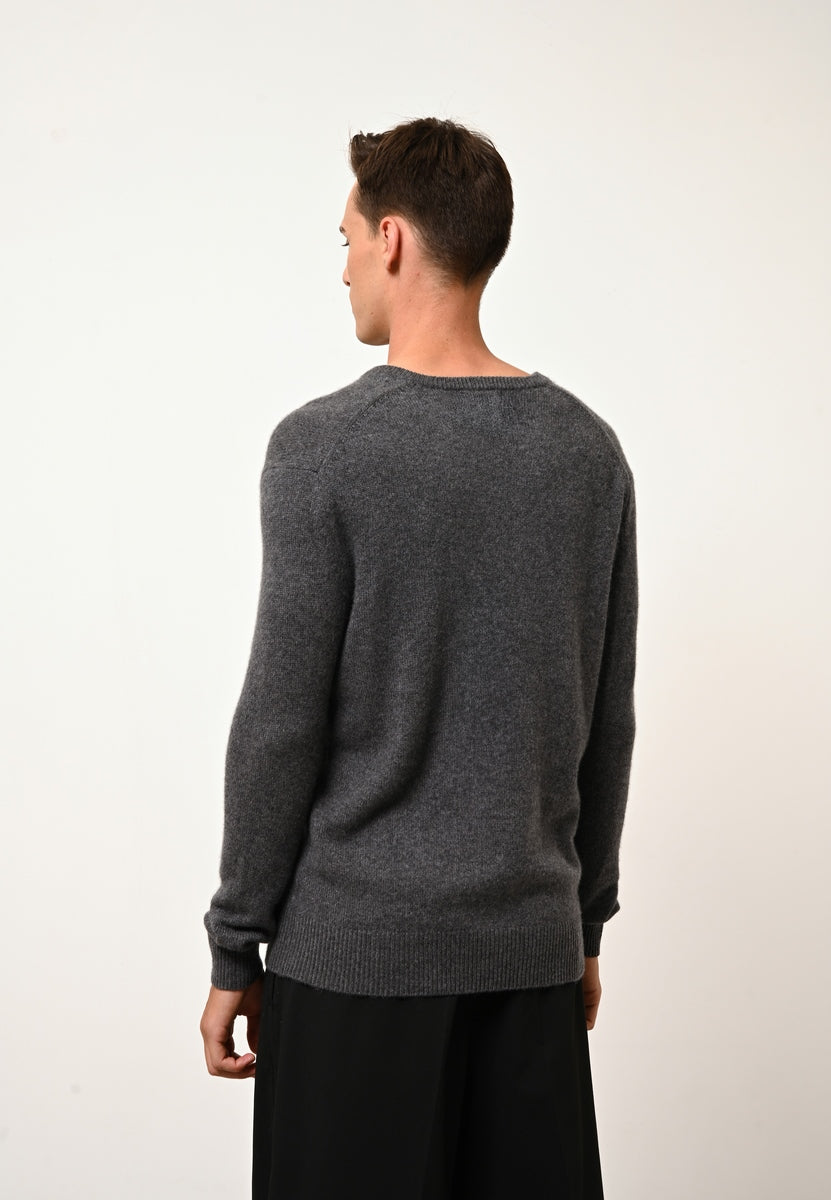 Jersey Cuello de Pico 4 Cabos - Nathan - Gris Marengo Vigoré